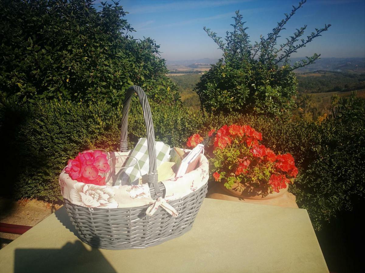 Castello Di Fulignano Soarzio Panoramic Apartment San Gimignano Exterior photo